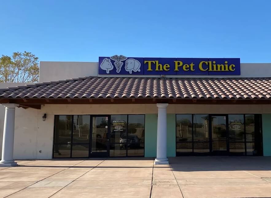 The pet clinic exterior 